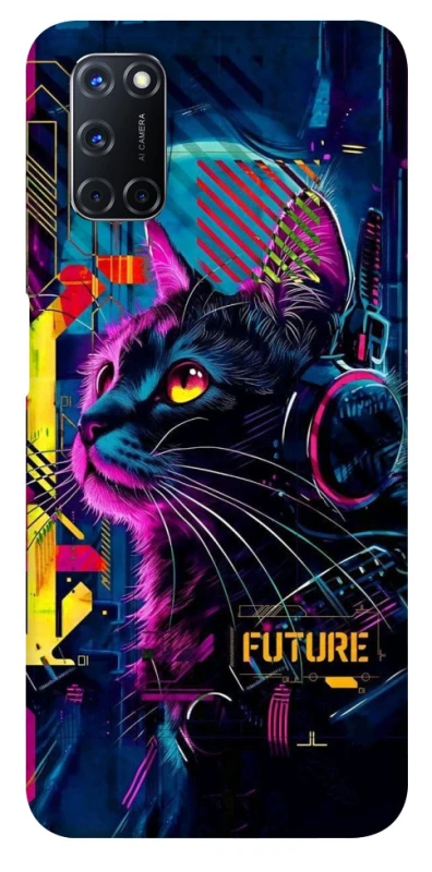 Чохол на Oppo A52 / A72 / A92 Cyber Cat v2 фото 1 з 1