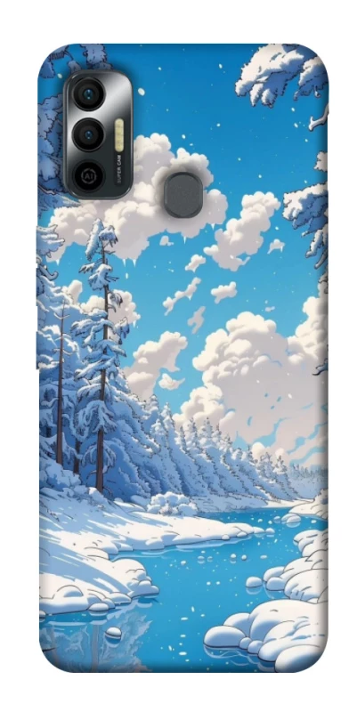 Чехол на TECNO Spark 7 Winter art фото 1 из 1