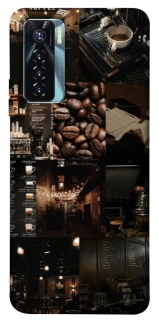 Чохол на TECNO Camon 17 Pro Coffee collage ver.1 фото 1 з 1