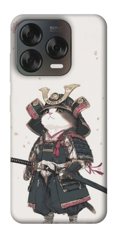 Чехол на ZTE Blade V70 Design Samurai Cat Warrior фото 1 из 2