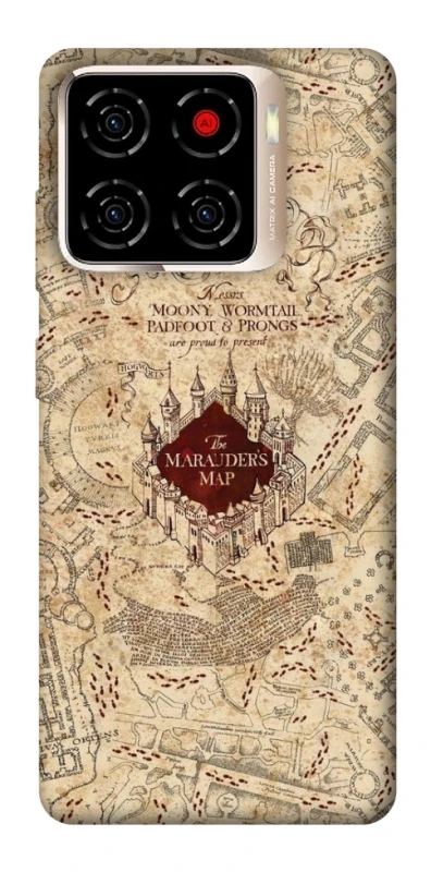 Чехол на ZTE Blade A56 Harry Potter Marauder's Map фото 1 из 1