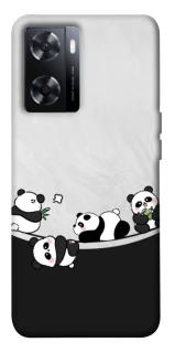 Чохол на OnePlus Nord N20 SE Four pandas фото 1 з 1