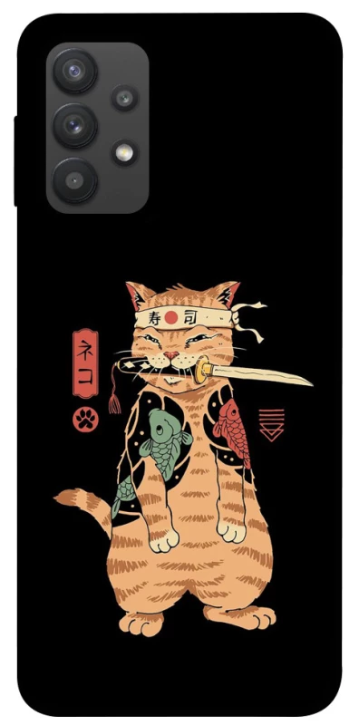 Чохол на Samsung Galaxy A32 (A325F) 4G Кіт-самурай фото 1 з 1