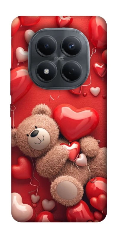 Чохол на Xiaomi Redmi Note 15 Pro 4G bear in hearts фото 1 з 1