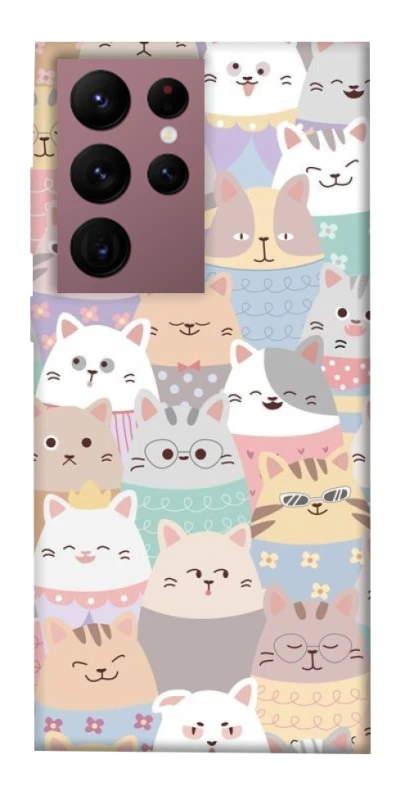 Чохол на Samsung Galaxy S22 Ultra Funny Kittens ver.2 фото 1 з 1