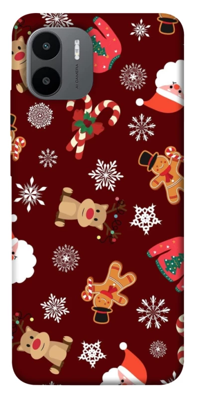 Чехол на Xiaomi Redmi A1+ / Poco C50 / A2+ Новогодний v6 фото 1 из 1