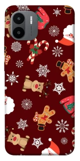 Чехол на Xiaomi Redmi A1+ / Poco C50 / A2+ Новогодний v6 фото 1 из 1