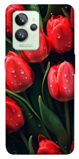 Чохол на Realme GT2 Червоні тюльпани фото 1 з 1