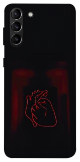 Чехол на Samsung Galaxy S21+ Красное сердце фото 1 из 1
