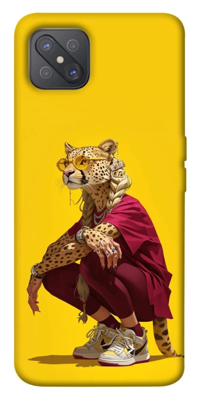 Чохол на Oppo A92s Ягуар фото 1 з 1
