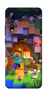 Чехол на ZTE Axon 10 Pro Minecraft game фото 1 из 1