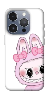 Чохол на Apple iPhone 16 Pro Labubu White фото 1 з 1