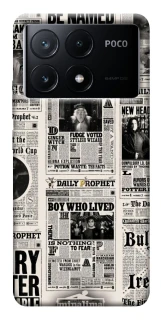 Чохол на Xiaomi Poco X6 Harry Potter newspaper фото 1 з 1