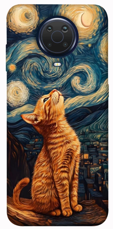 Чохол на Nokia G20 / G10 / 6.3 van gogh cat фото 1 з 1