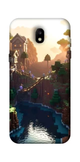Чехол на Samsung Galaxy J5 (2017) Minecraft sunset фото 1 из 1
