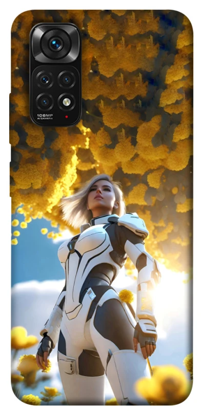 Чохол на Xiaomi Redmi Note 11 (Global) / Note 11S Cyber space girl ver.3 фото 1 з 1