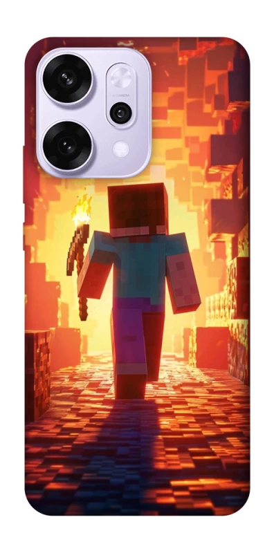 Чохол на Oppo Reno 14 Pro Minecraft adventure фото 1 з 1