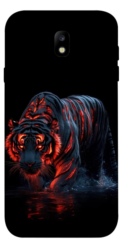 Чохол на Samsung J730 Galaxy J7 (2017) fire tiger фото 1 з 1