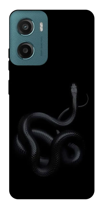 Чохол на Motorola Moto G06 Black snake фото 1 з 1
