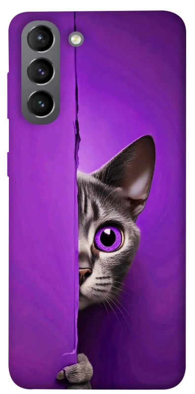 Чохол на Samsung Galaxy S21 Кіт-підглядач фото 1 з 1