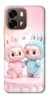 Чехол на Oppo A6 Labubu Twins фото 1 из 2