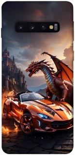 Чохол на Samsung Galaxy S10 Сar and dragon фото 1 з 1