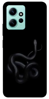 Чохол на Xiaomi Redmi Note 12 4G Black snake фото 1 з 1