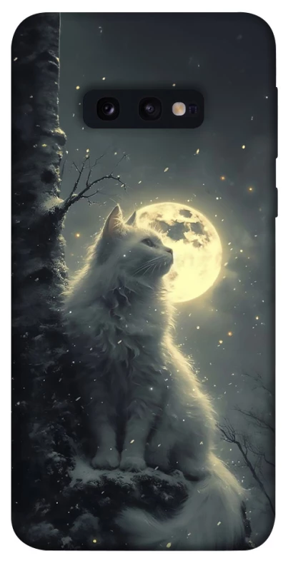 Чохол на Samsung Galaxy S10e Кіт під місяцем фото 1 з 1