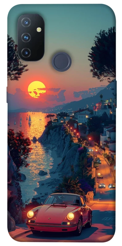 Чехол на OnePlus Nord N100 Porsche sunrise фото 1 из 1