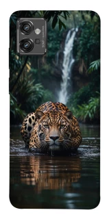 Чехол на Motorola Moto G32 Leopard in water фото 1 из 1