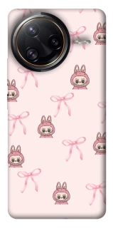 Чохол на Xiaomi Poco F7 Pro Pink bows and Labubus фото 1 з 1
