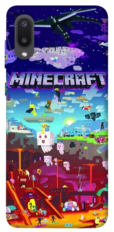Чехол на Samsung Galaxy A02 Minecraft world фото 1 из 1