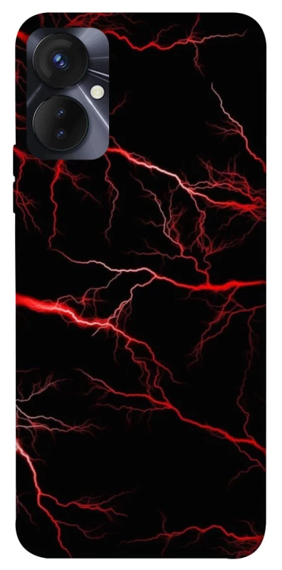 Чехол на TECNO Spark 9 Pro Красная молния фото 1 из 1