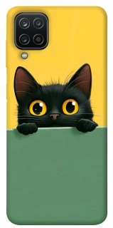 Чехол на Samsung Galaxy A12 Black cat v2 фото 1 из 1