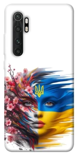 Чохол на Xiaomi Mi Note 10 Lite Flowering Ukraine фото 1 з 1
