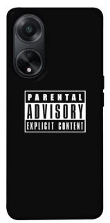 Чохол на Oppo A98 Parental Advisory Label фото 1 з 1