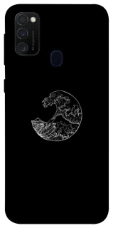 Чохол на Samsung Galaxy M30s / M21 Black tsunami фото 1 з 1