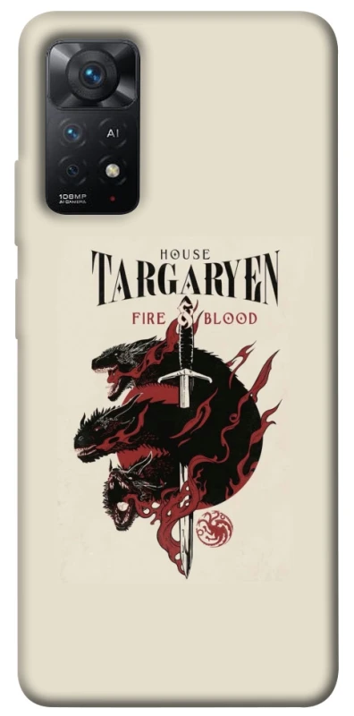 Чехол на Xiaomi Redmi Note 11 Pro 4G/5G House of the Dragon ver.4 фото 1 из 1