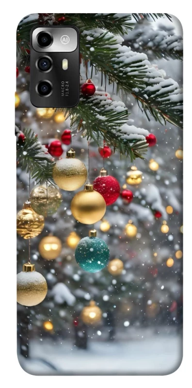 Чохол на ZTE Blade A72 Новорічний v48 фото 1 з 1