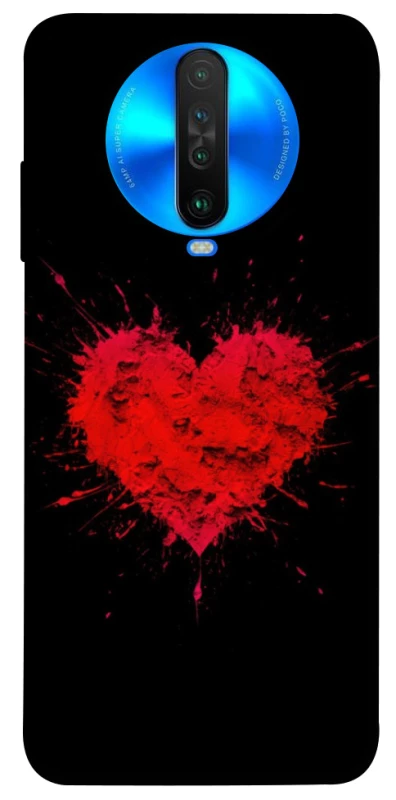 Чохол на Xiaomi Poco X2 Splash heart фото 1 з 1