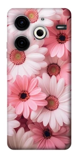 Чехол на TECNO Pova 6 Neo (LI6) Розовые цветы v2 фото 1 из 1