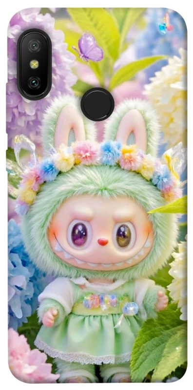 Чохол на Xiaomi Mi A2 Lite / Xiaomi Redmi 6 Pro Labubu & Flowers ver.2 фото 1 з 1