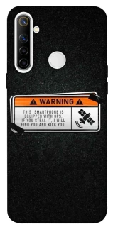 Чохол на Realme 6i Warning фото 1 з 1