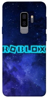 Чохол на Samsung Galaxy S9+ Roblox Space Logo Blue фото 1 з 1