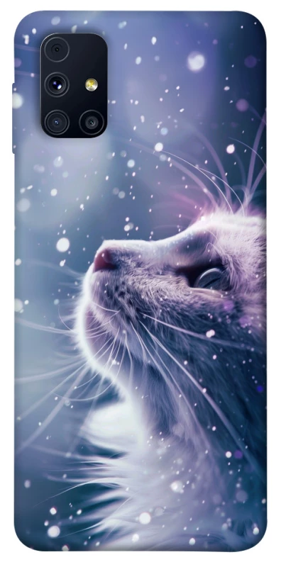 Чехол на Samsung Galaxy M31s Snow cat фото 1 из 1