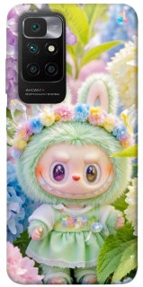 Чехол на Xiaomi Redmi 10 Labubu & Flowers ver.2 фото 1 из 1