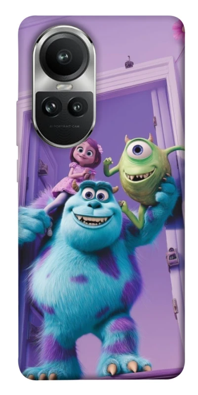 Чохол на Oppo Reno 10 Monsters friends фото 1 з 1