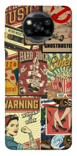 Чохол на Xiaomi Poco X3 NFC / Poco X3 Pro Retro collage ver.2 фото 1 з 1