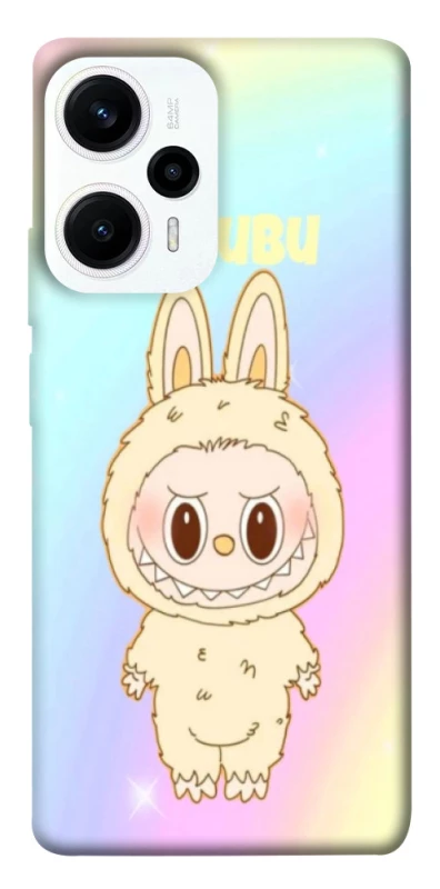 Чохол на Xiaomi Poco F5 / Note 12 Turbo Fluffy Rainbow Labubu фото 1 з 1