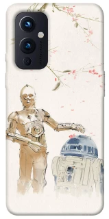 Чехол на OnePlus 9 Star Wars robots фото 1 из 1